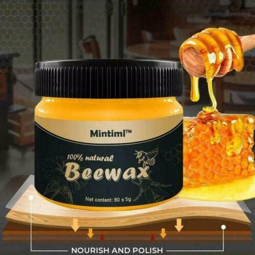 Wood Seasoning Beewax Complete Solution Furniture Care 1 Polishing Beeswax 85 gm (Made in Pakistan)