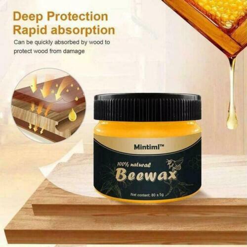 Wood Seasoning Beewax Complete Solution Furniture Care 1 Polishing Beeswax 85 gm (Made in Pakistan)