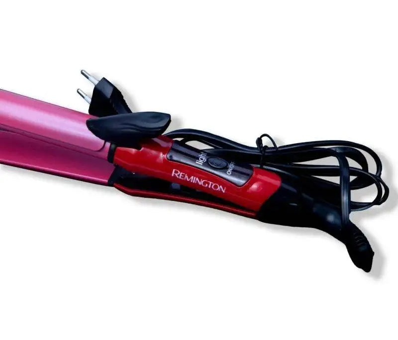 Remington 2 in 1 Hair Straightener + Curler: Versatile Styling Tool for Straightening and Curling Hair