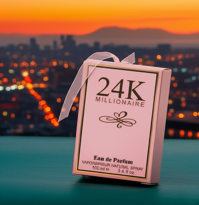 24K Millionaire Perfume for Women – Premium Long Lasting Eau de Parfum, Luxury Fragrance with Rich Floral & Fruity Notes, Elegant Scent That Lasts Up to 5 Hours (100ML)