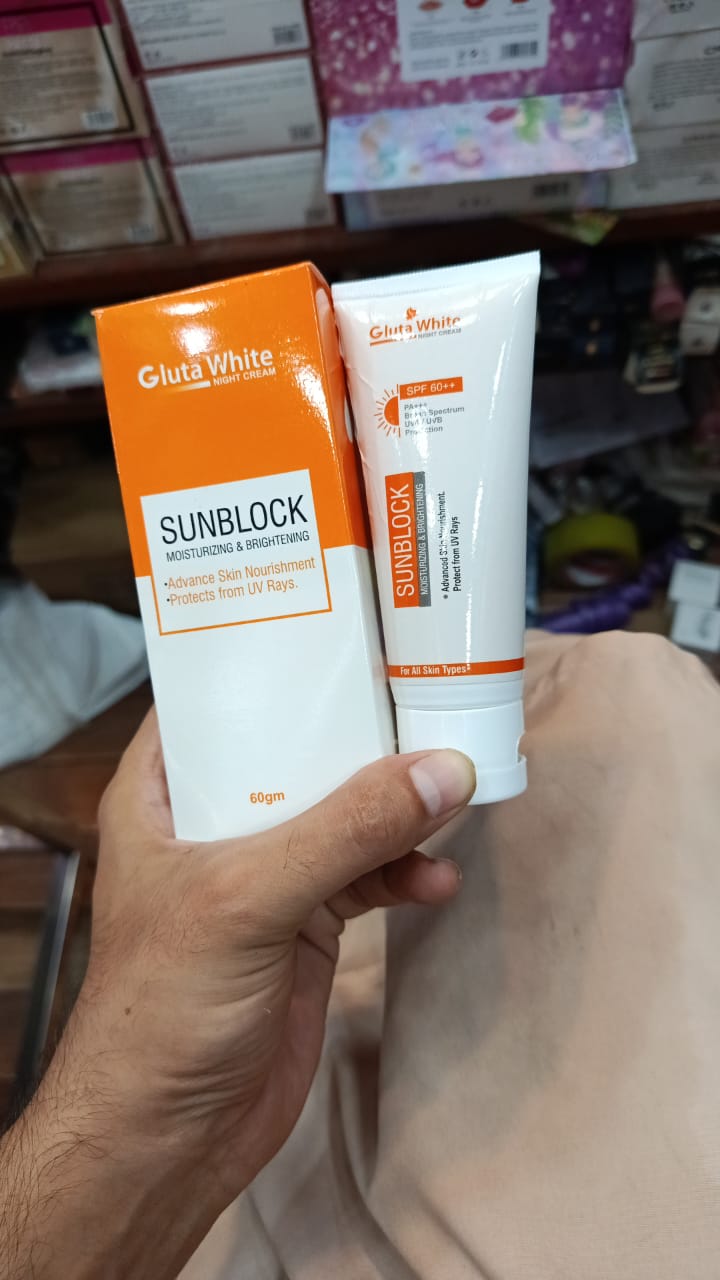 GluataWhitening cream sunblock SPF60