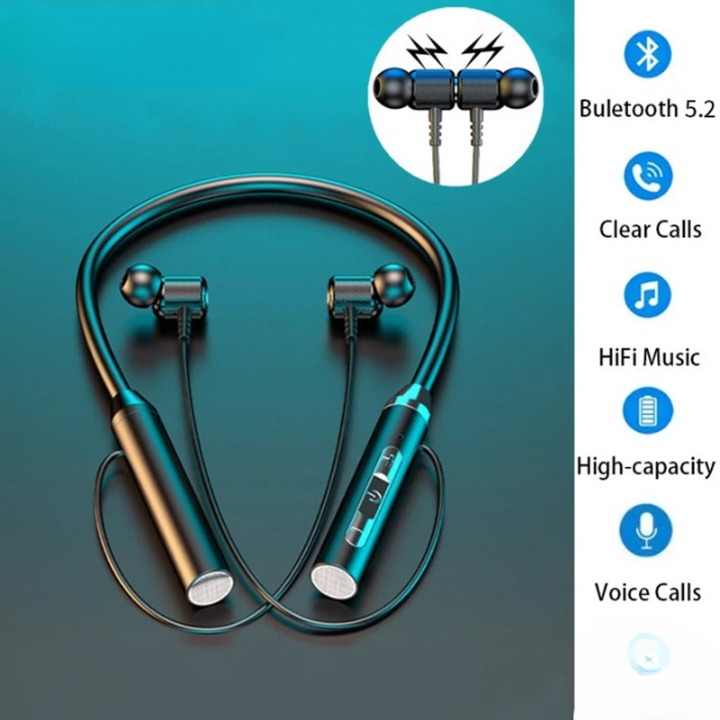 Universal neckband-wireless bluetooth ear phone/Long bettery backup/Random colour