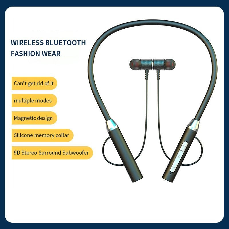 Universal neckband-wireless bluetooth ear phone/Long bettery backup/Random colour