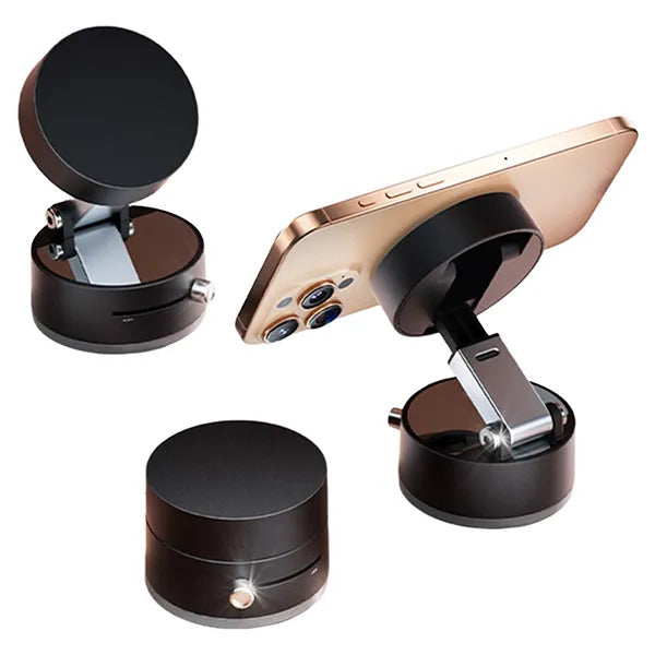 360° Magnetic Phone Holder – Strong Magnetic Suction Mount for Car, Desk & Tabletop Use