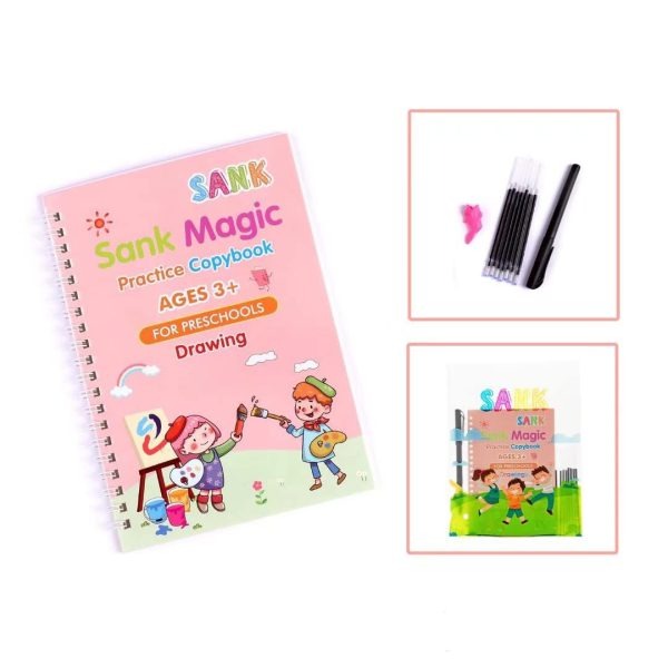 Magic Practice Tracing Book – Handwriting Learning Book for Preschool & Kindergarten Kids