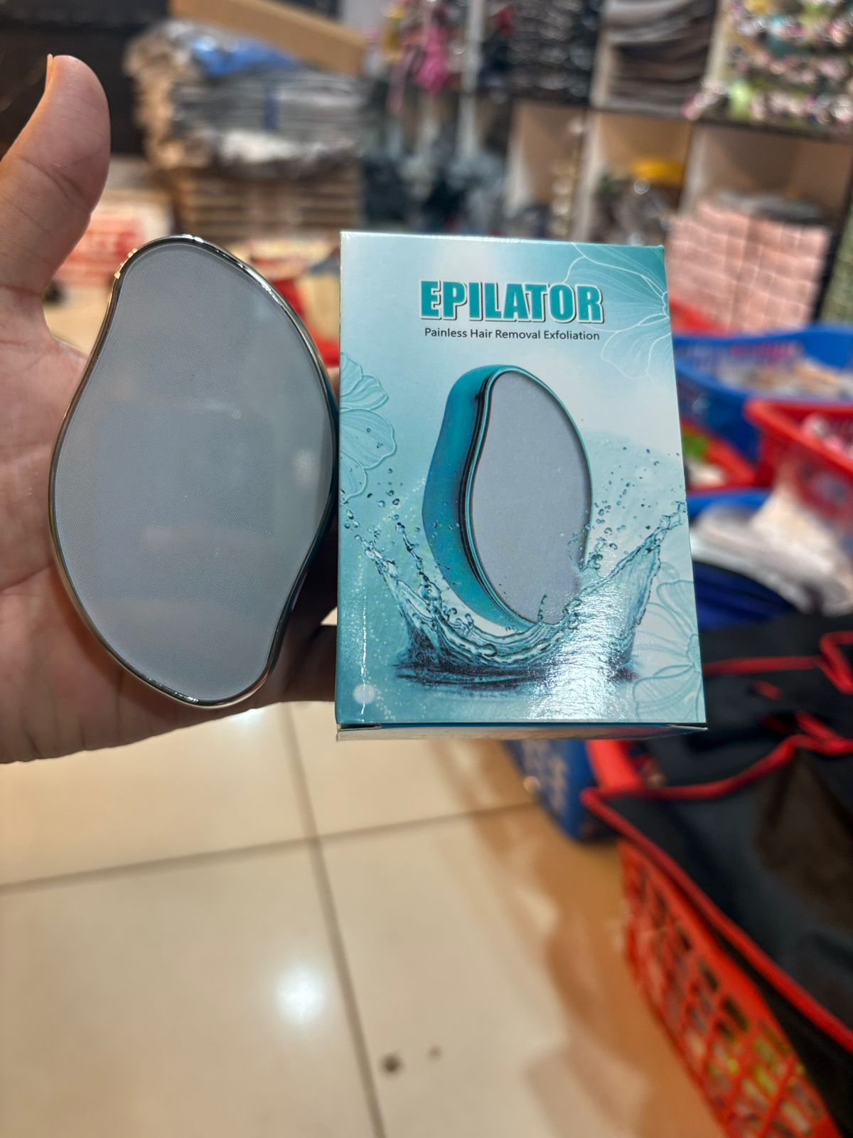 Crystal Hair Eraser - Magic Crystal Hair Remover, Painless Hair Removal With Epilator Mini Hair Remover For Men And Women Leg Arm Back Soft Smooth Silky Skin(Random Color